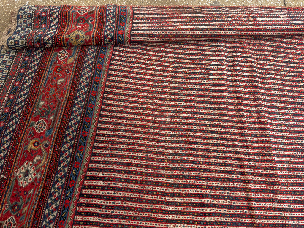 Antique Persian Qashqai Long Runner, No.33470 - Gss
