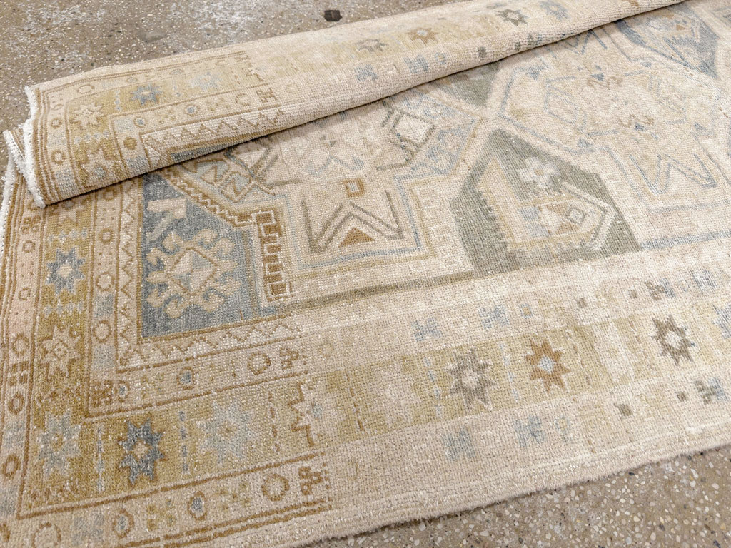 Vintage Persian Heriz Runner, No.33471 - Gss