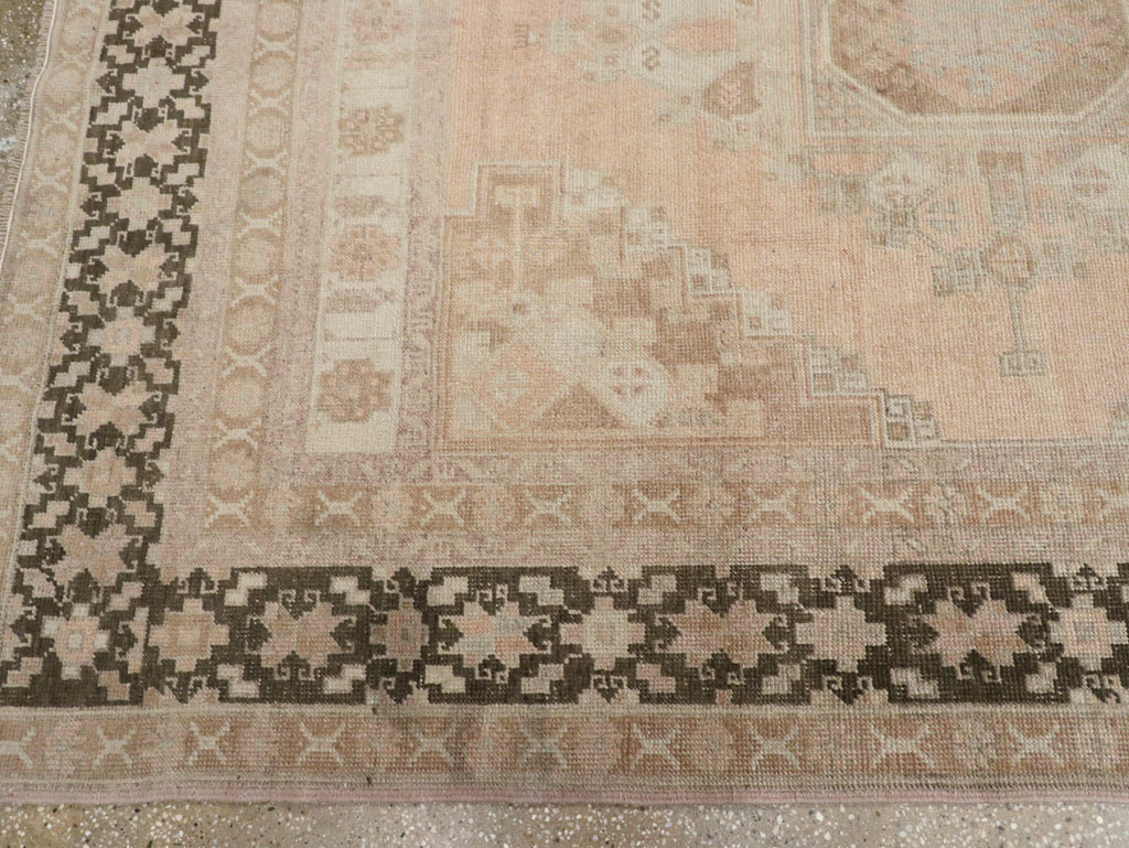 Vintage Turkish Anatolian Wide Gallery Runner, No.33479 - Gss
