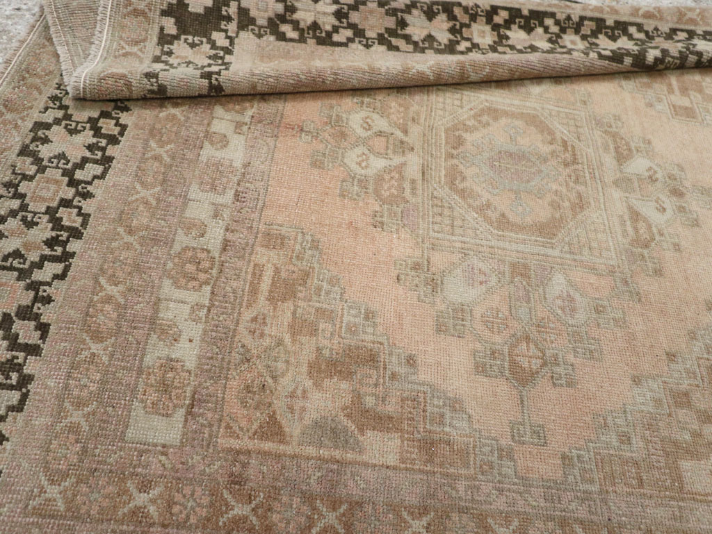 Vintage Turkish Anatolian Wide Gallery Runner, No.33479 - Gss