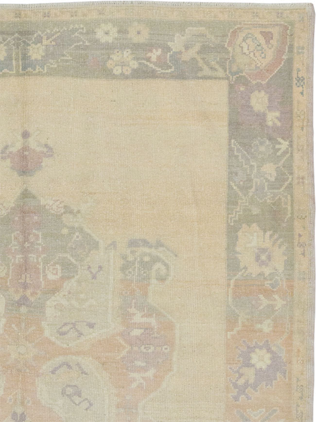 Vintage Turkish Anatolian Wide Gallery Runner, No.33486 - Gss