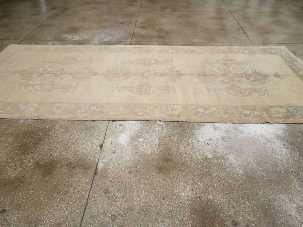 Vintage Turkish Anatolian Wide Gallery Runner, No.33486 - Gss