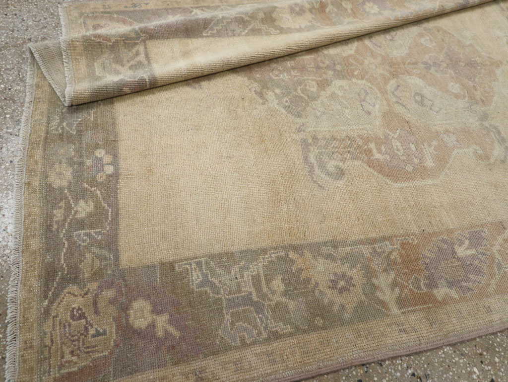 Vintage Turkish Anatolian Wide Gallery Runner, No.33486 - Gss