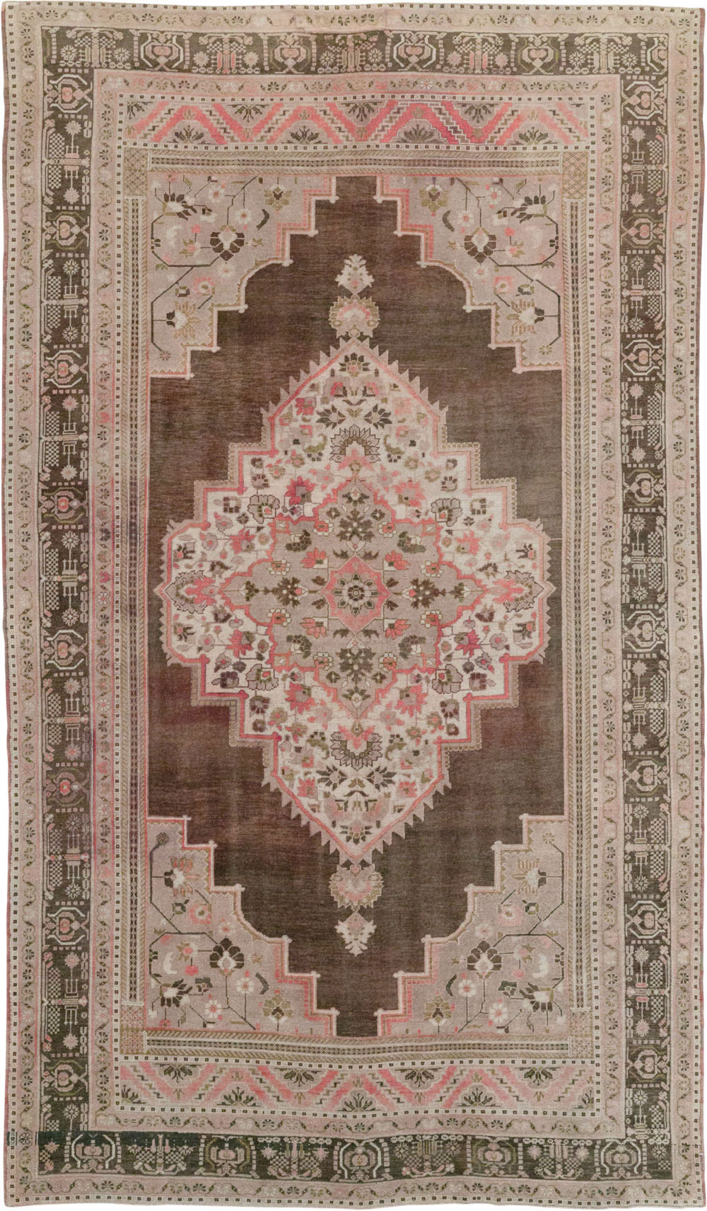 Vintage Turkish Anatolian Gallery Carpet, No.33492 - Gss