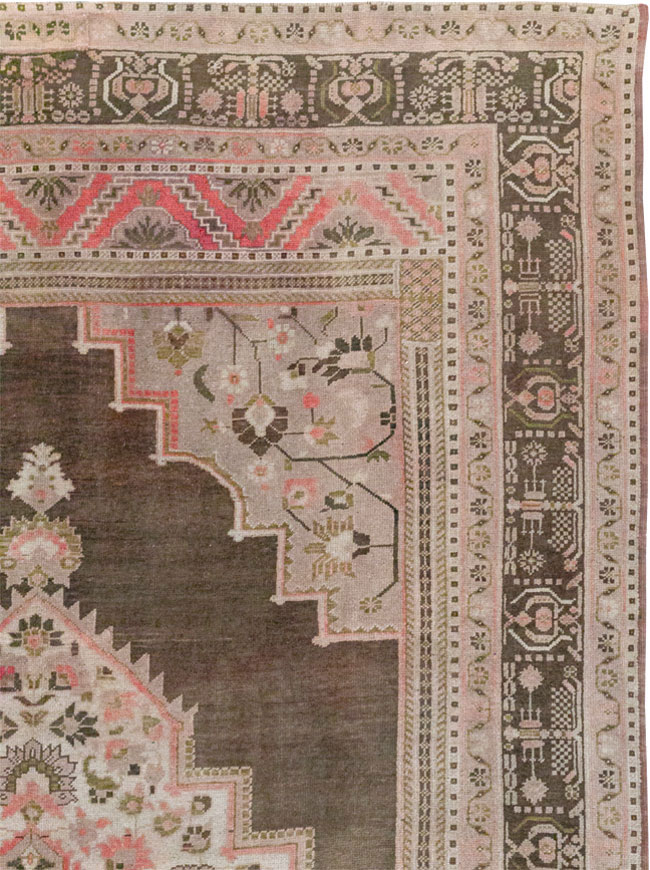 Vintage Turkish Anatolian Gallery Carpet, No.33492 - Gss