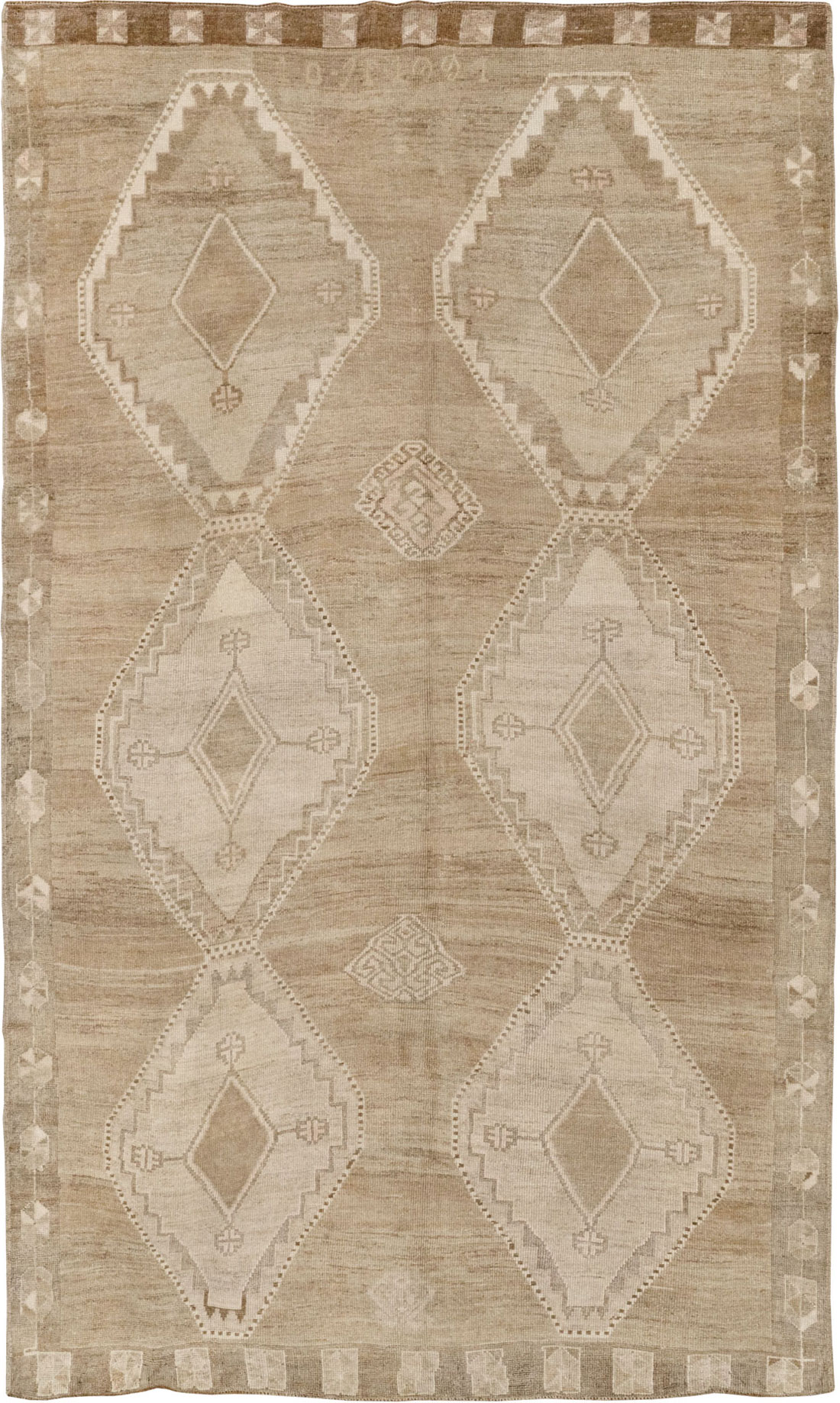 Vintage Turkish Anatolian Gallery Carpet, No.33493 - Gss