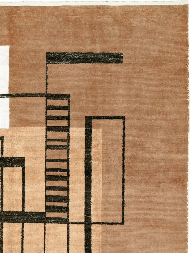 Modern Turkish Art Deco Room Size Carpet, No.33570 - Gss
