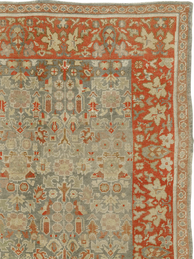 Antique European Oushak Room Size Rug, No.33573 - Gss