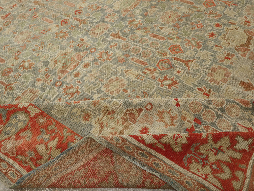 Antique European Oushak Room Size Rug, No.33573 - Gss