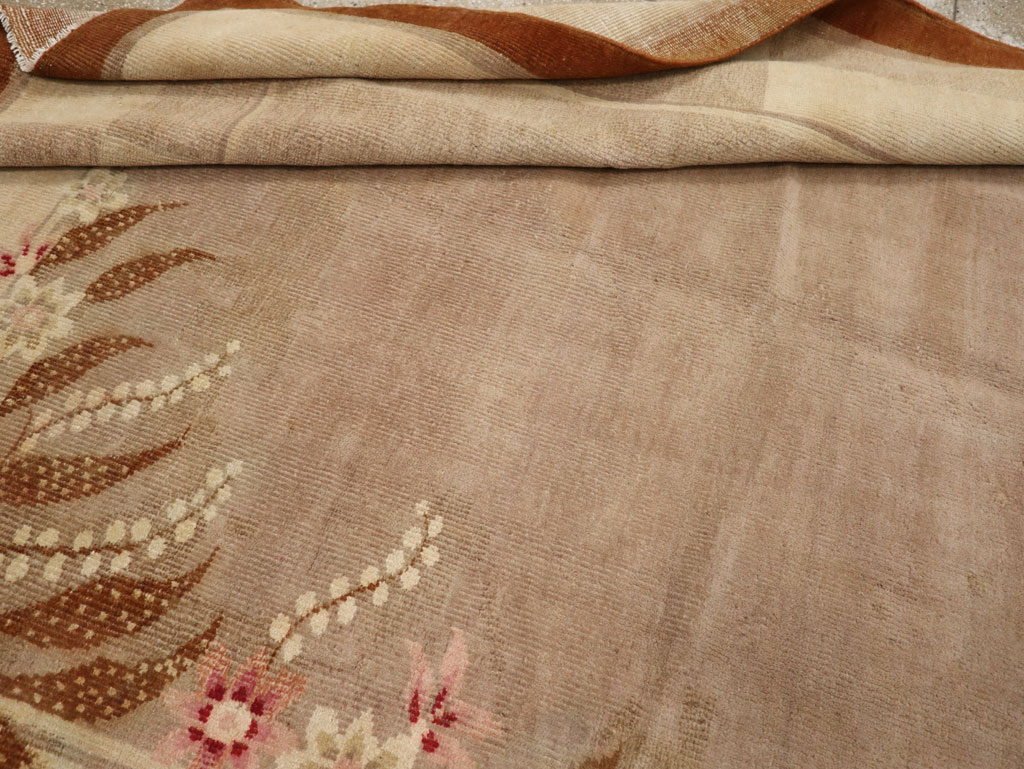 Vintage Indian Art Deco Room Size Carpet, No.33576 - Gss