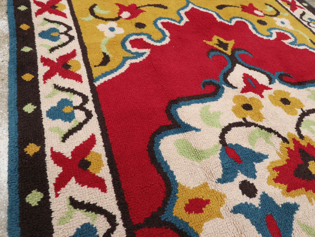 Vintage European Accent Rug, No.33579 - Gss