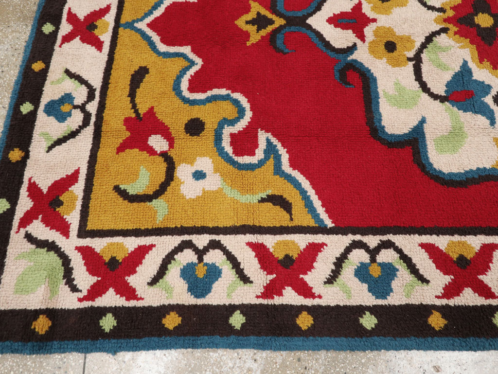 Vintage European Accent Rug, No.33579 - Gss