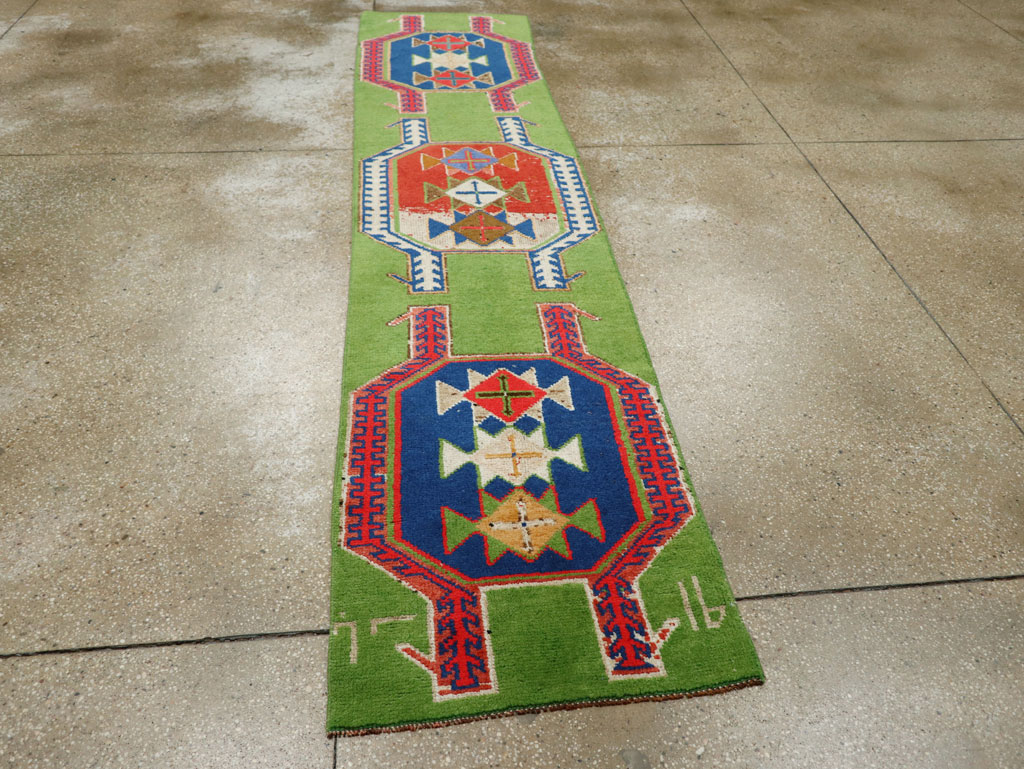 Vintage Turkish Anatolian Runner, No.33583 - Gss