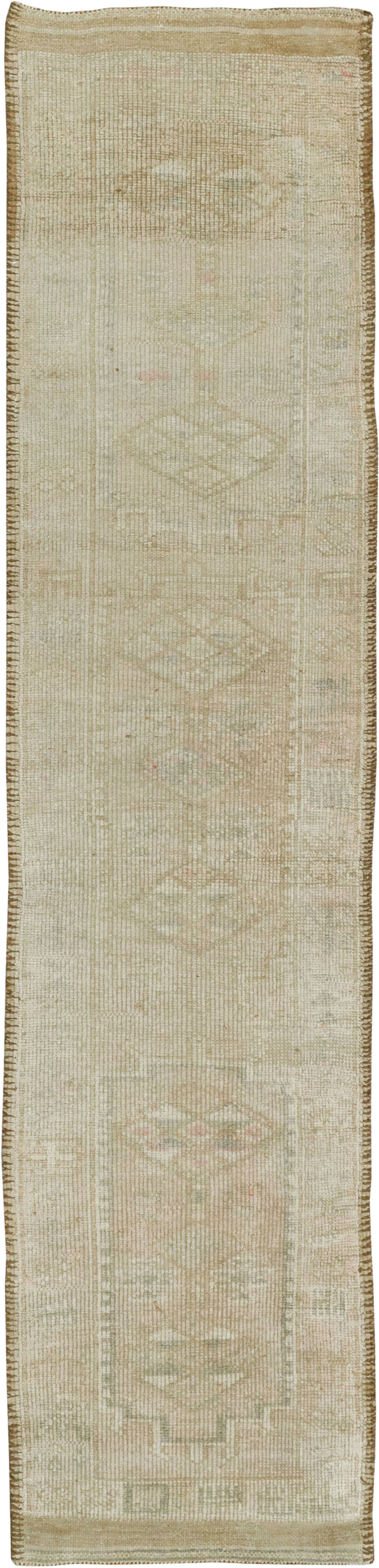 Vintage Turkish Oushak Runner, No.33584 - Gss