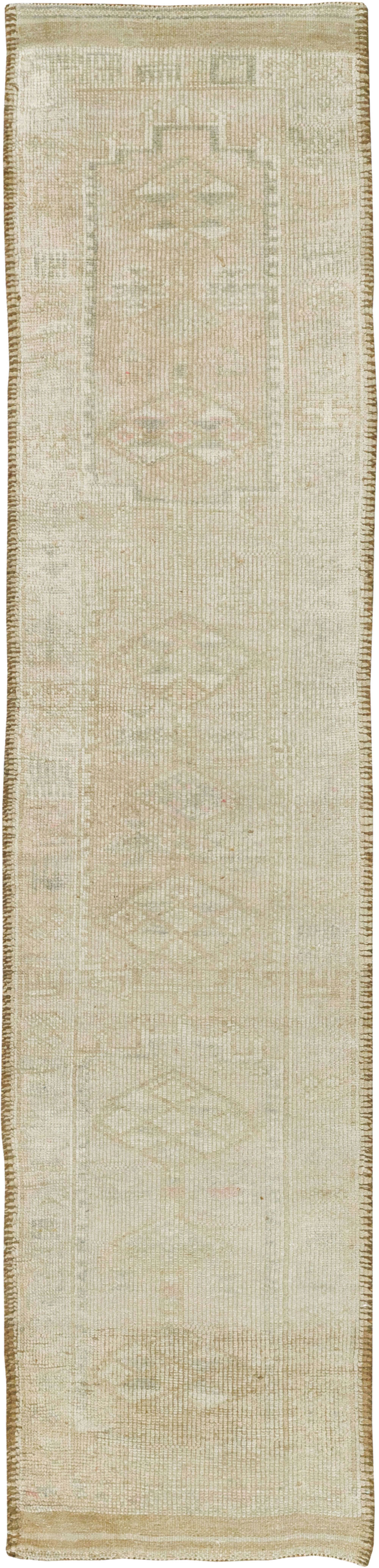 Vintage Turkish Oushak Runner, No.33584 - Gss