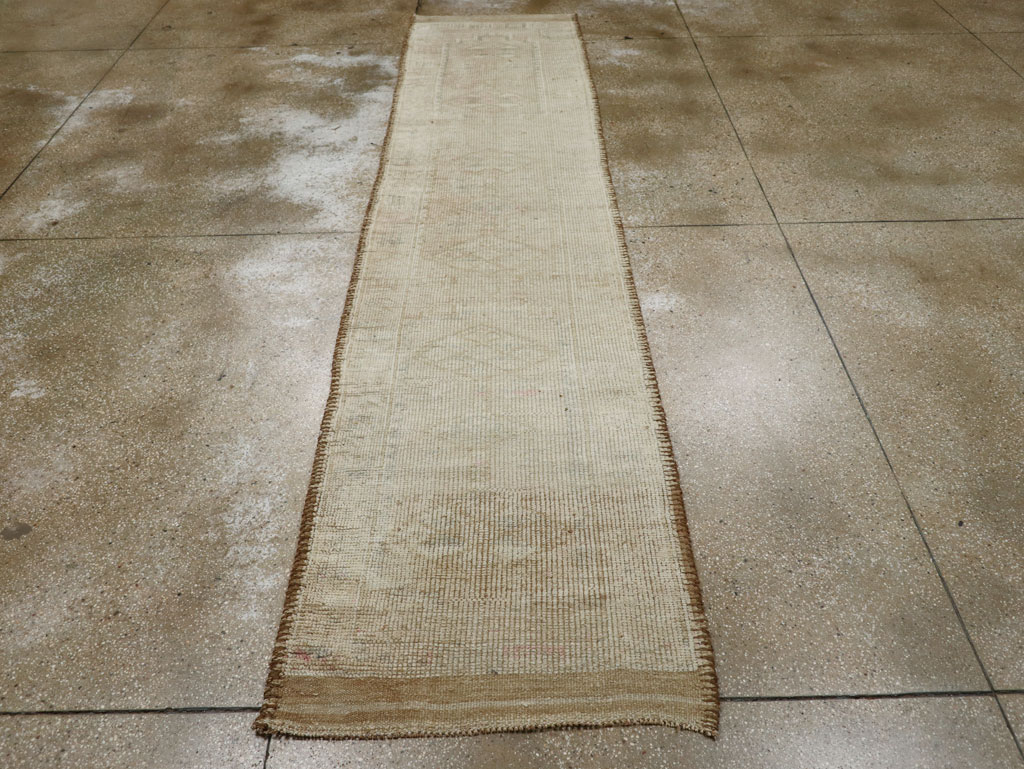 Vintage Turkish Oushak Runner, No.33584 - Gss