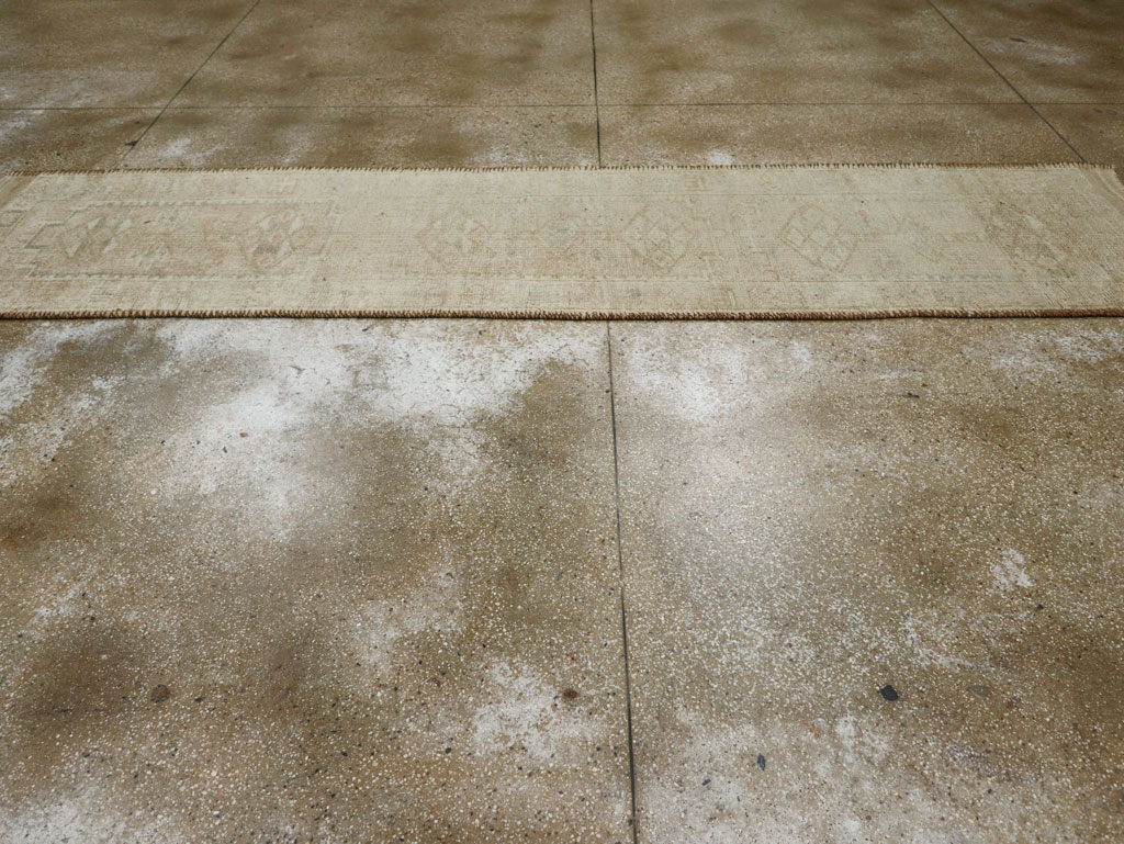 Vintage Turkish Oushak Runner, No.33584 - Gss