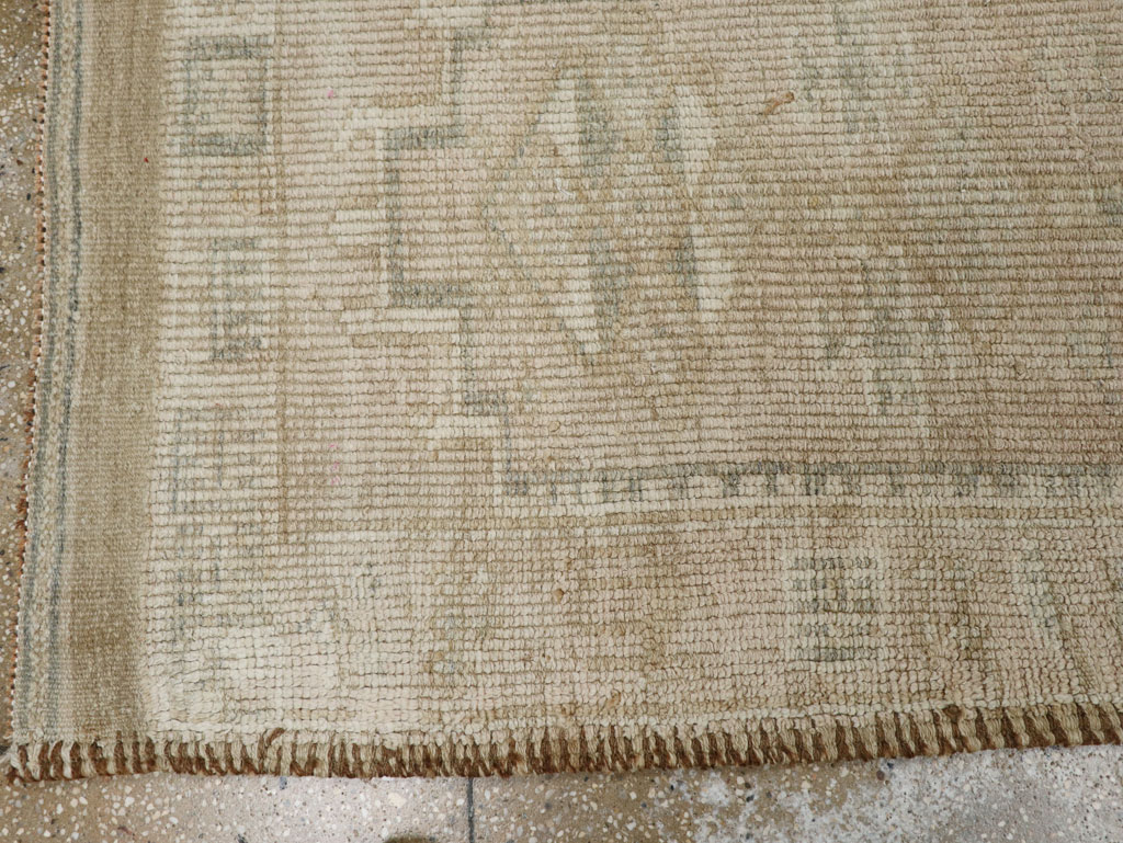 Vintage Turkish Oushak Runner, No.33584 - Gss