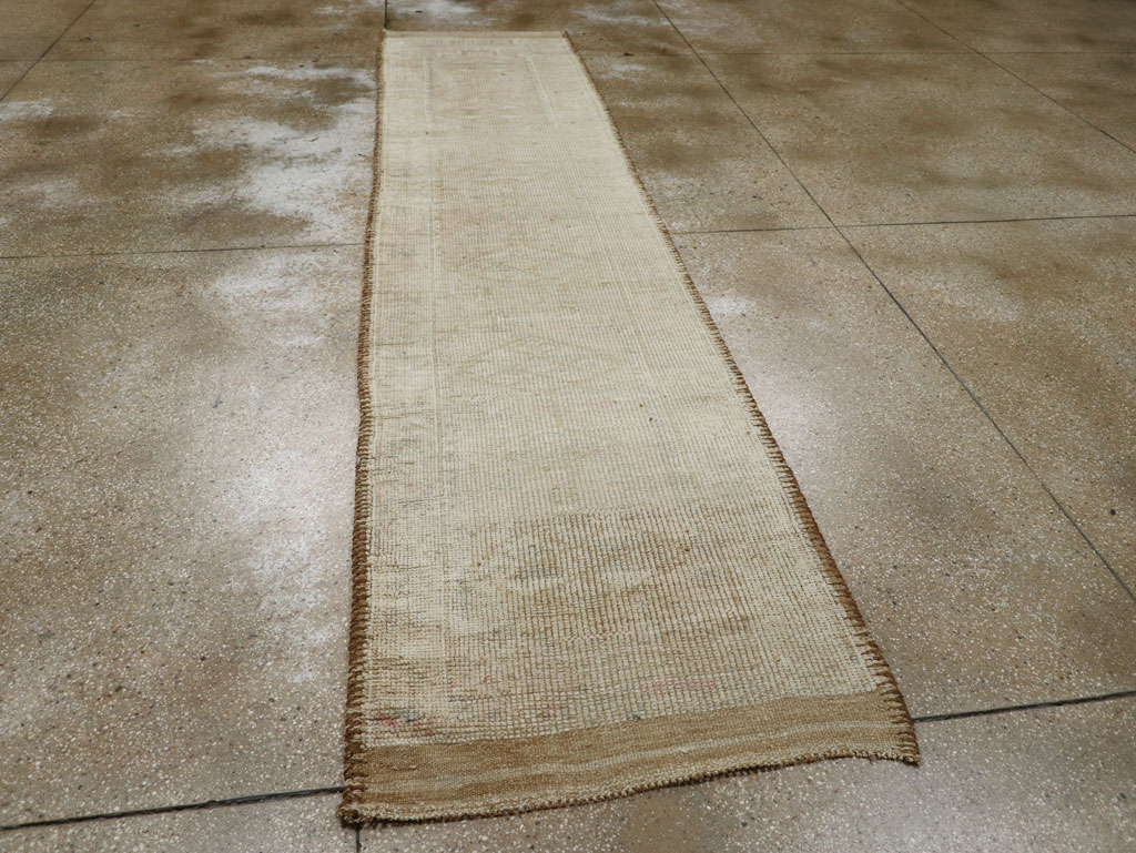 Vintage Turkish Oushak Runner, No.33584 - Gss