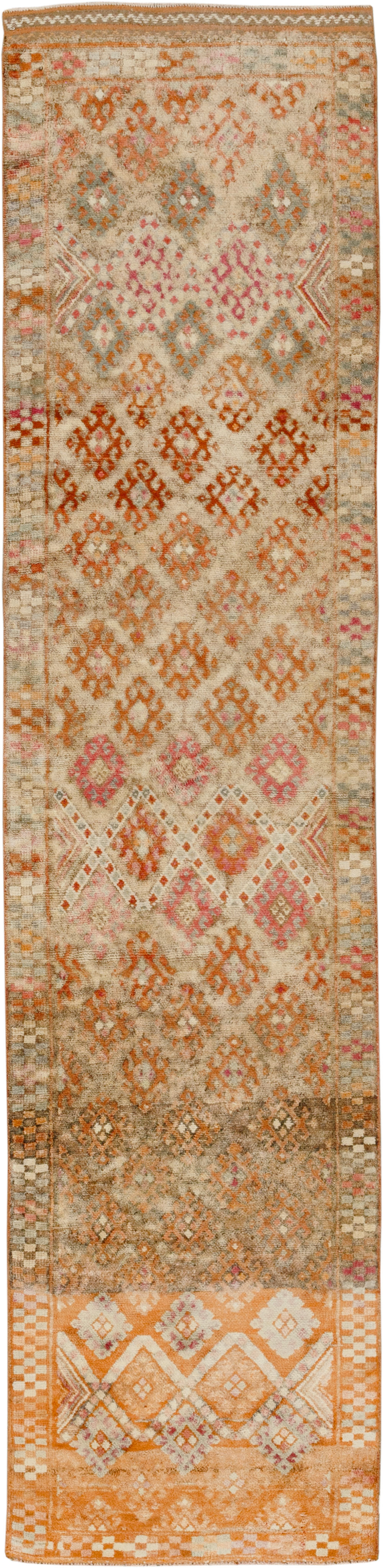 Vintage Turkish Anatolian Runner, No.33585 - Gss
