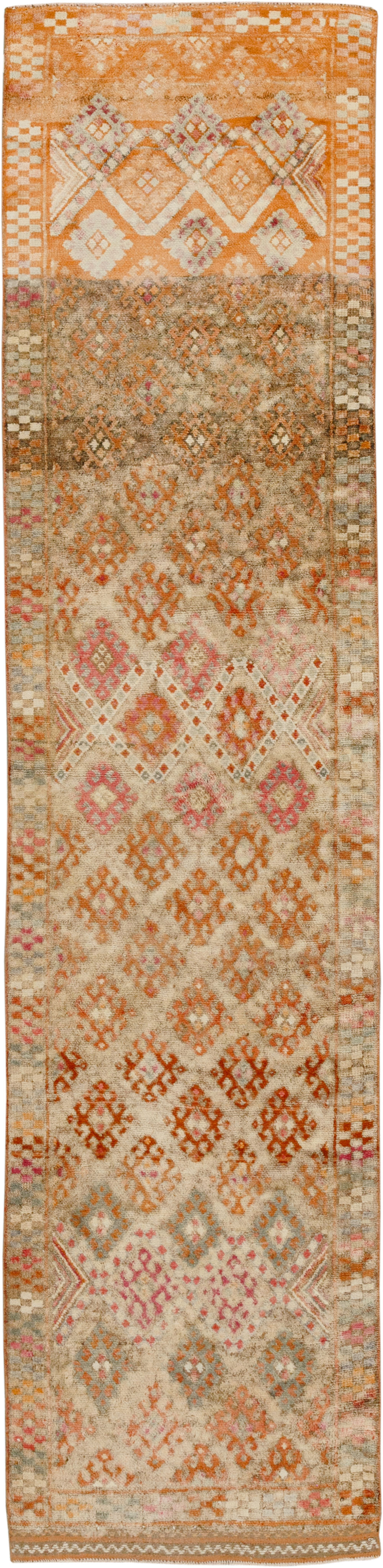 Vintage Turkish Anatolian Runner, No.33585 - Gss