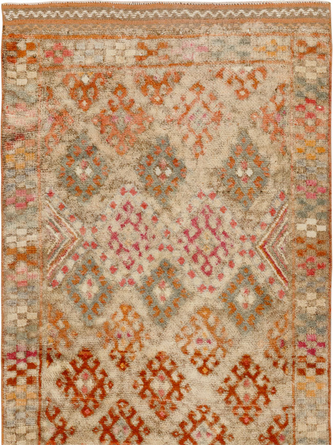 Vintage Turkish Anatolian Runner, No.33585 - Gss
