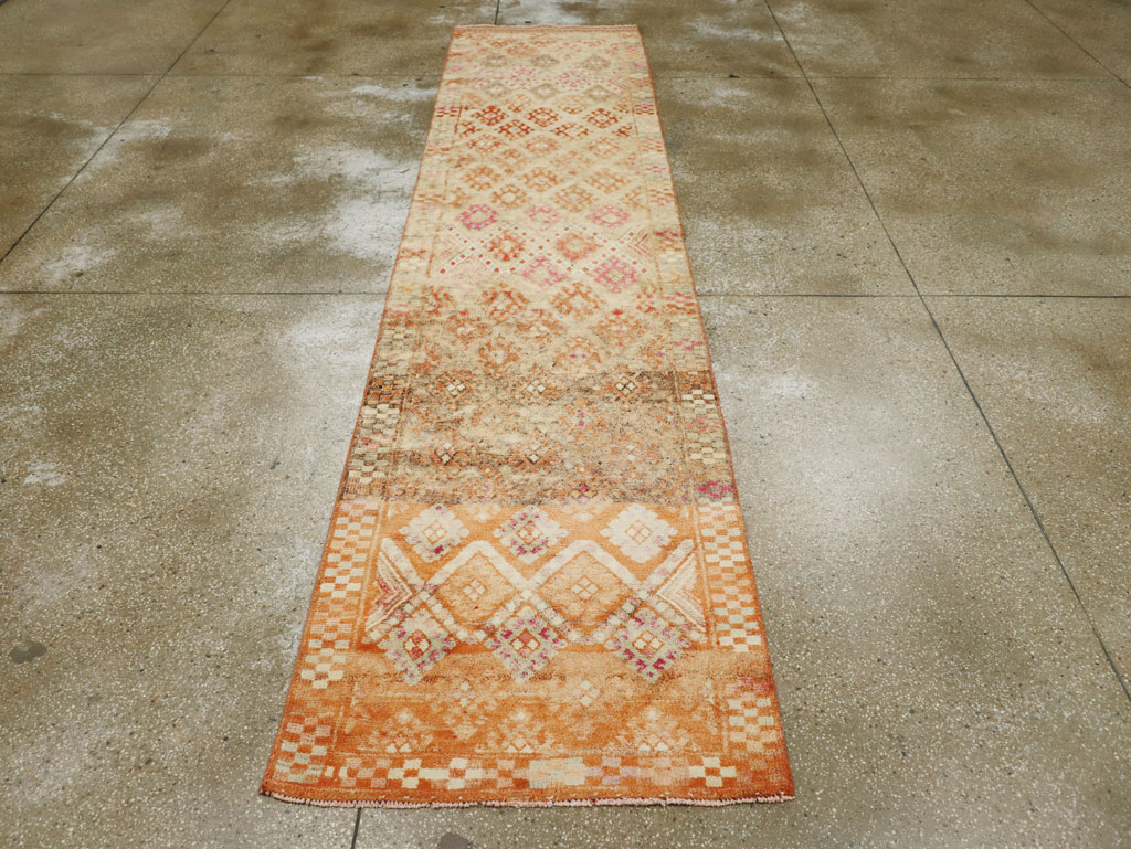 Vintage Turkish Anatolian Runner, No.33585 - Gss