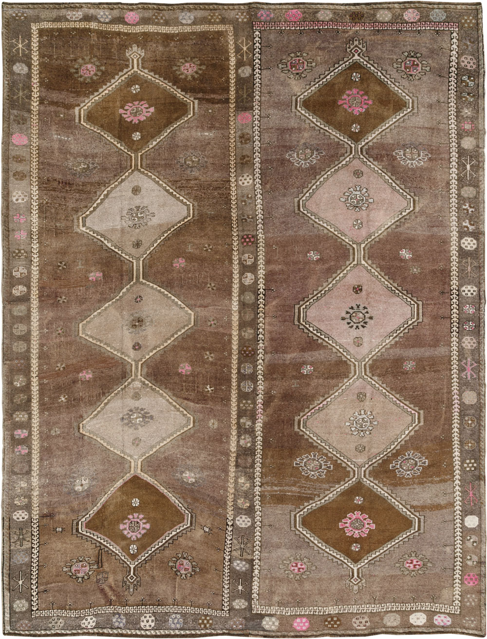 Vintage Turkish Anatolian Room Size Carpet, No.33586 - Gss