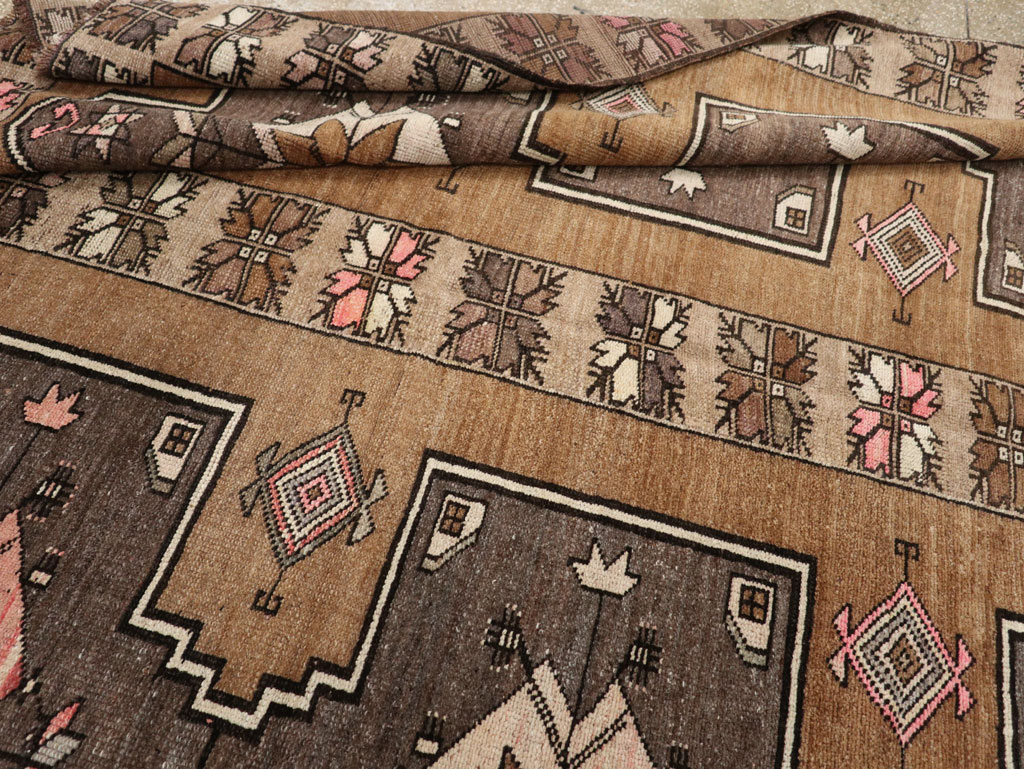 Vintage Turkish Anatolian Room Size Carpet, No.33587 - Gss