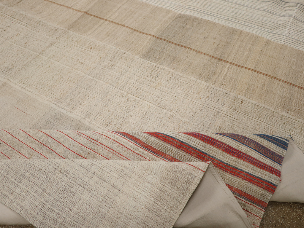 Vintage Turkish Flatweave Kilim Large Carpet, No.33600 - Gss