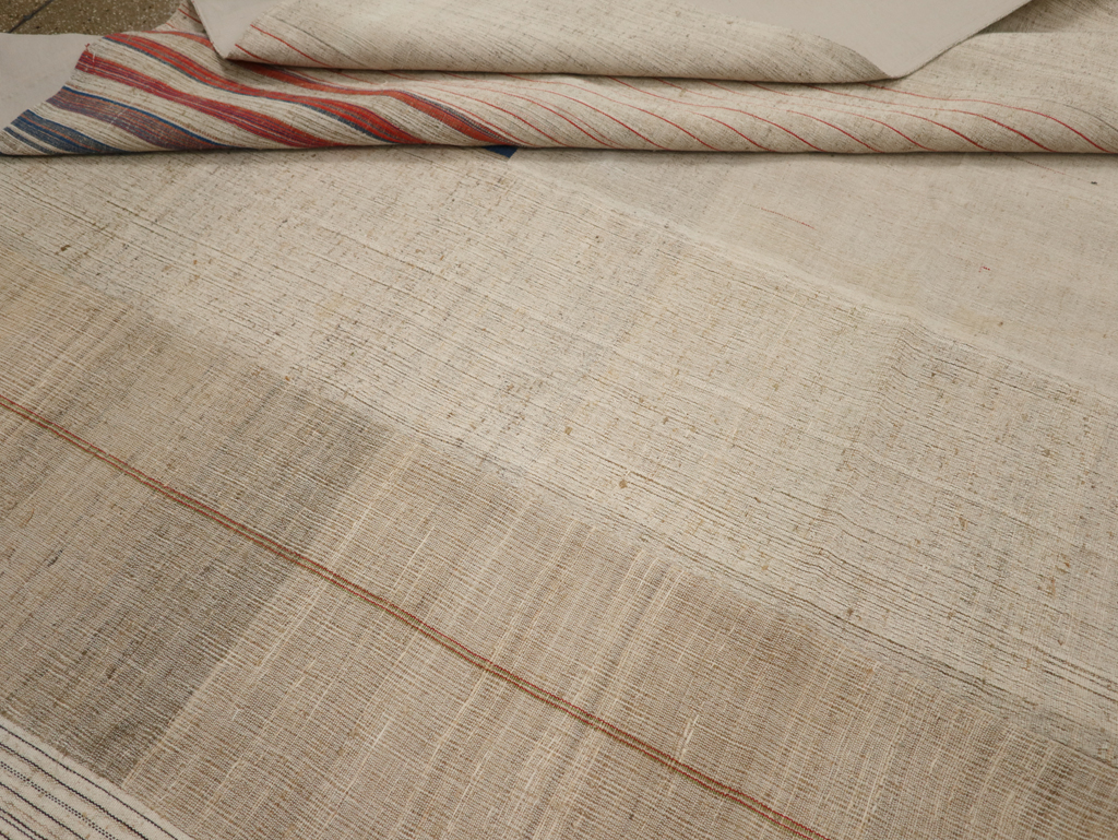 Vintage Turkish Flatweave Kilim Large Carpet, No.33600 - Gss