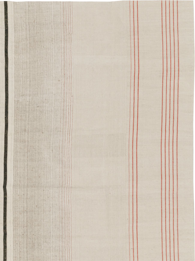 Vintage Turkish Flatweave Kilim Room Size Carpet, No.33604 - Gss