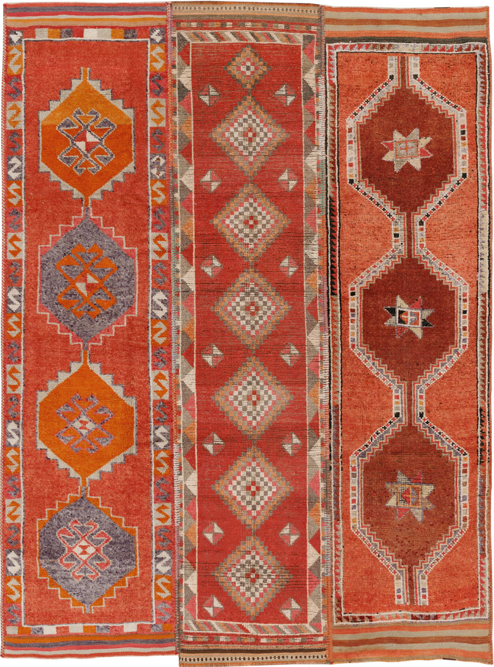 Vintage Turkish Anatolian Room Size Carpet, No.33613 - Gss
