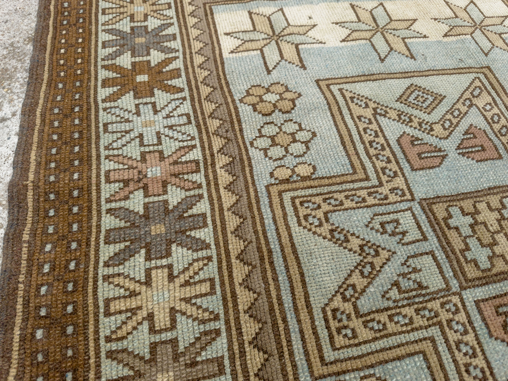 Vintage Caucasian Throw Rug, No.33618 - Gss