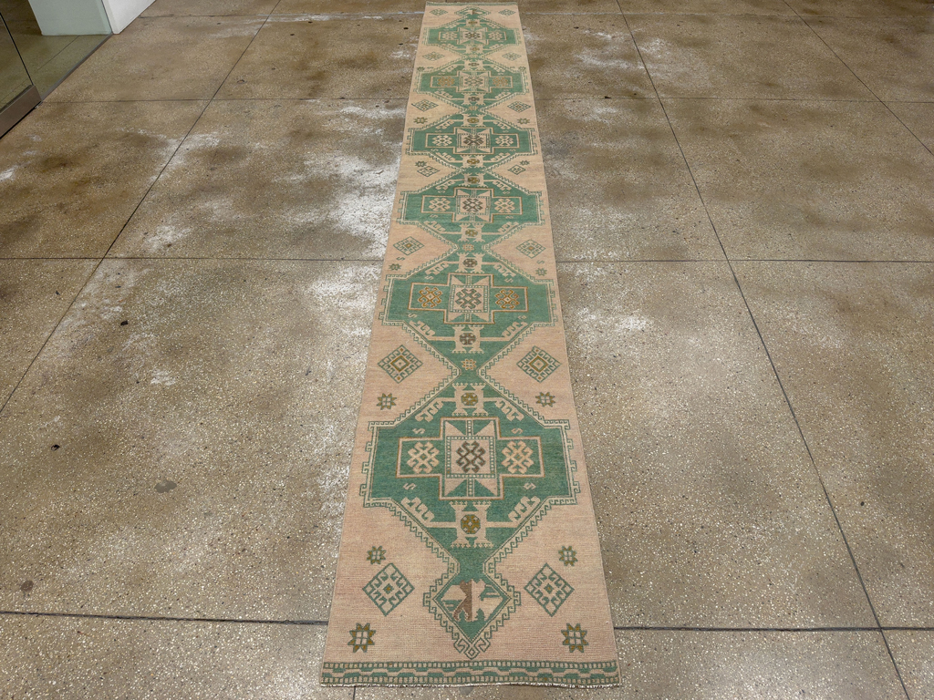 Vintage Turkish Anatolian Long Runner, No.33619 - Gss