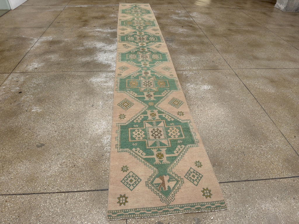 Vintage Turkish Anatolian Long Runner, No.33619 - Gss