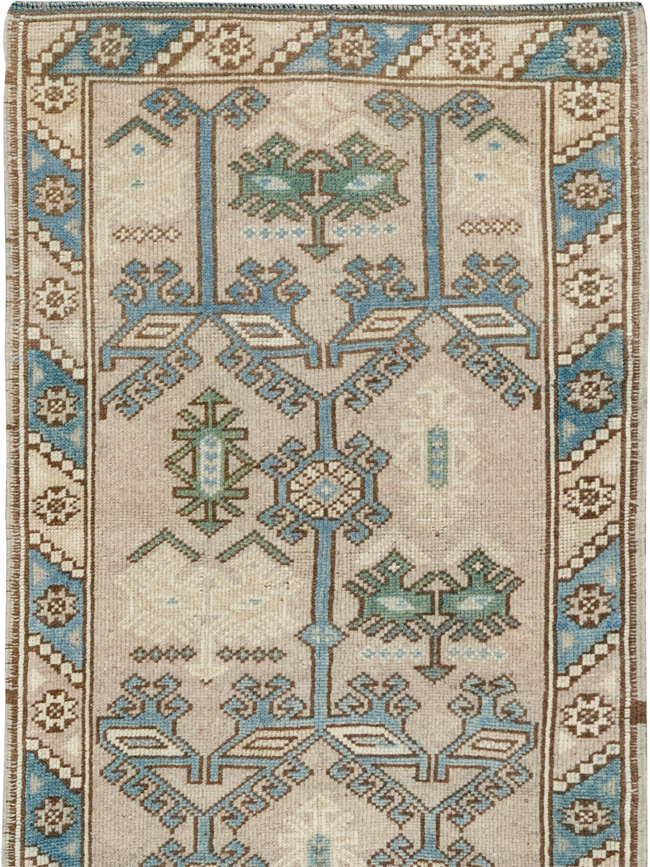 Vintage Turkish Anatolian Runner, No.33622 - Gss