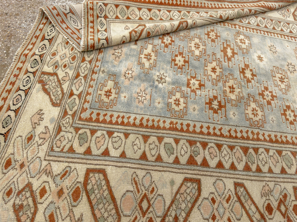 Vintage Caucasian Square Accent Rug, No.33628 - Gss
