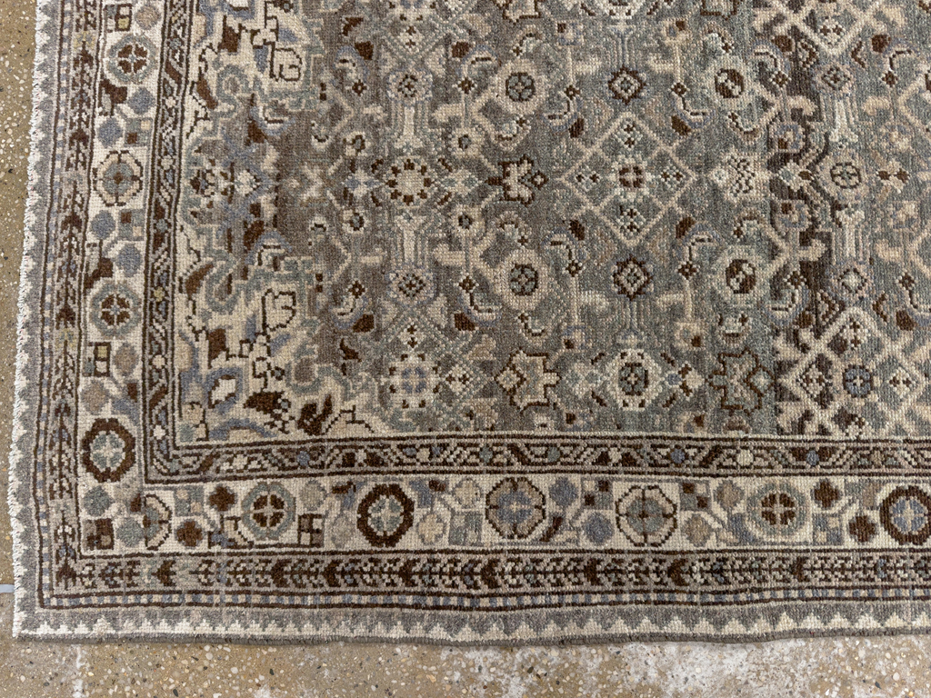 Antique Persian Malayer Long Runner, No.33631 - Gss