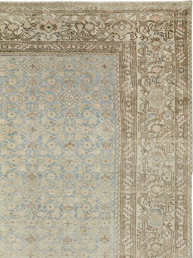 Antique Persian Malayer Wide Gallery Long Runner, No.33632 - Gss