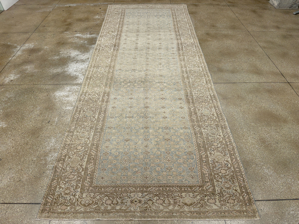 Antique Persian Malayer Wide Gallery Long Runner, No.33632 - Gss