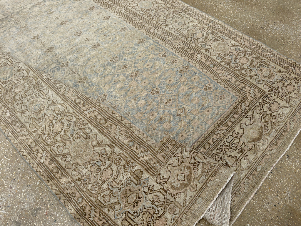 Antique Persian Malayer Wide Gallery Long Runner, No.33632 - Gss