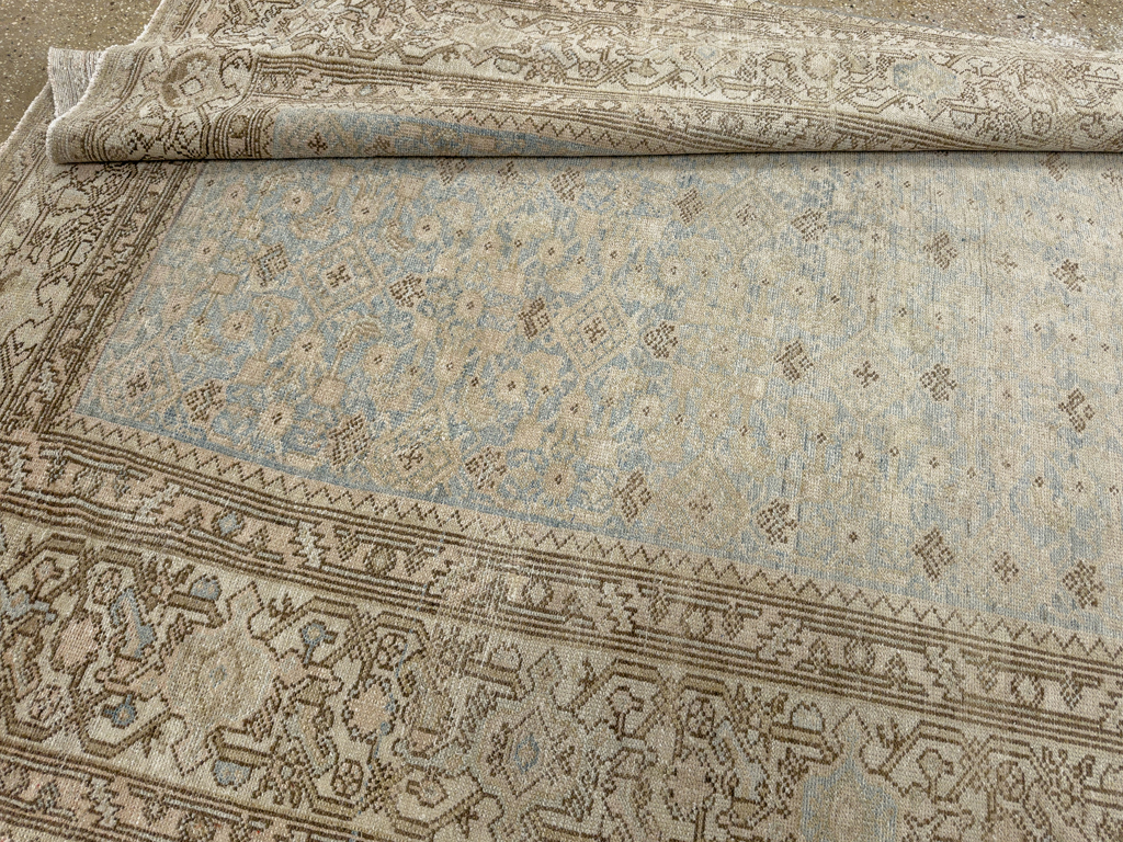 Antique Persian Malayer Wide Gallery Long Runner, No.33632 - Gss