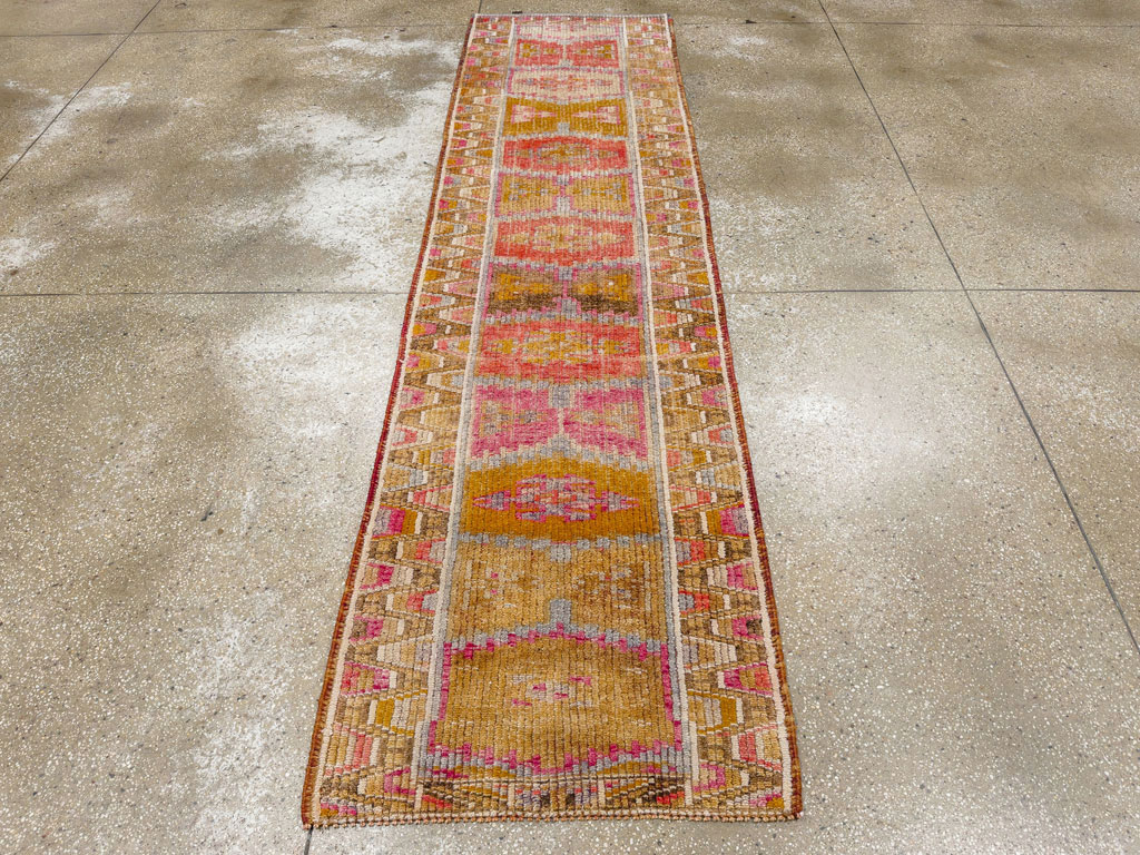 Vintage Turkish Anatolian Runner, No.33640 - Gss