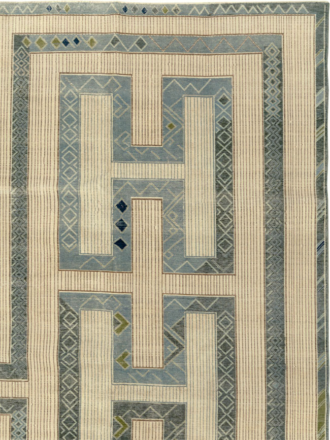 Modern African Tuareg Inspired Turkish Khotan Large Room Size Carpet, No.33646 - Gss