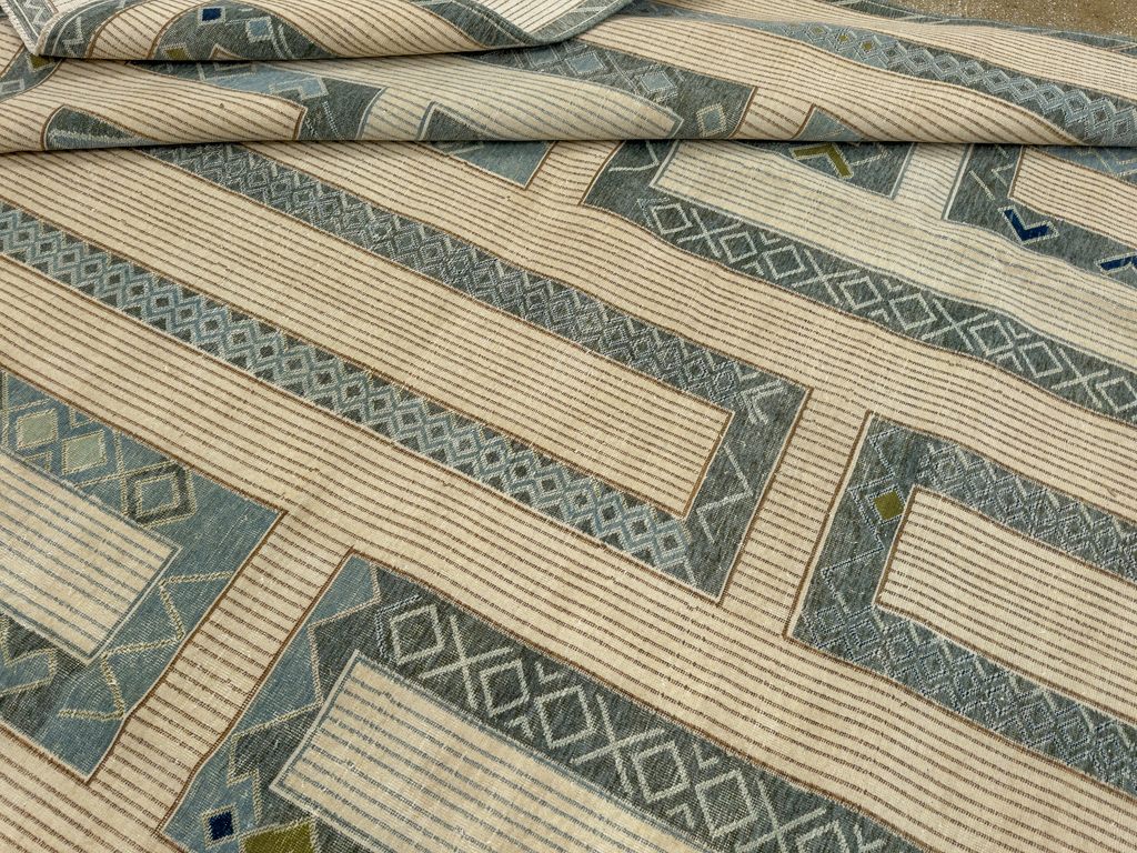 Modern African Tuareg Inspired Turkish Khotan Large Room Size Carpet, No.33646 - Gss