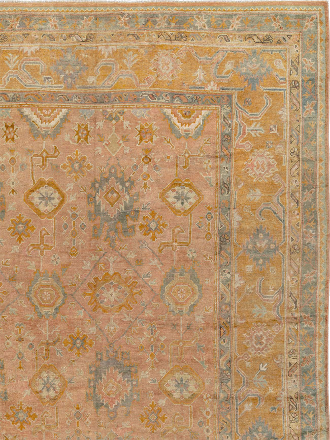 Antique Turkish Oushak Oversize Carpet, No.33651 - Gss