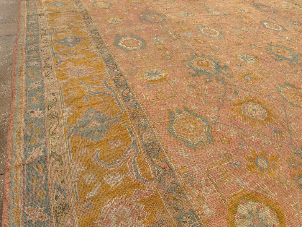 Antique Turkish Oushak Oversize Carpet, No.33651 - Gss