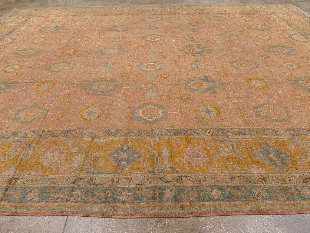 Antique Turkish Oushak Oversize Carpet, No.33651 - Gss