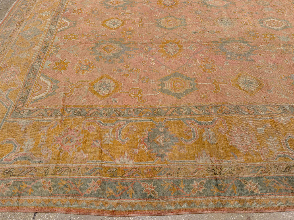 Antique Turkish Oushak Oversize Carpet, No.33651 - Gss